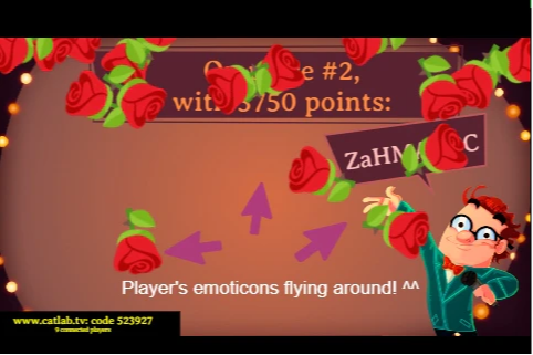 QuizWitz - game outro big screen