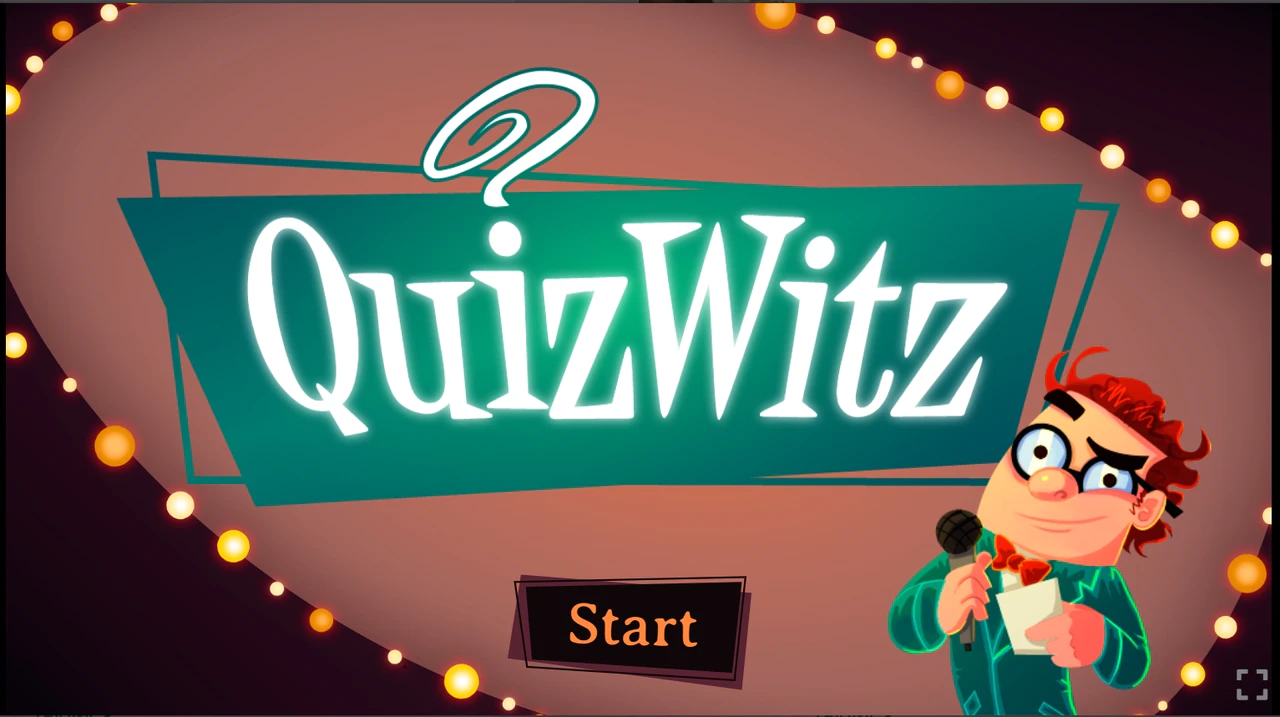 QuizWitz start screen